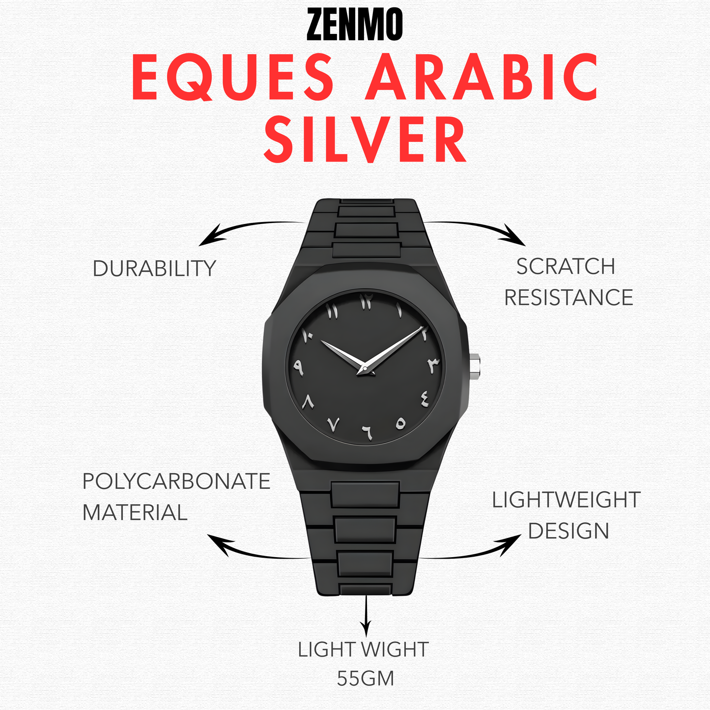 EQUES ARABIC / SILVER BLACK