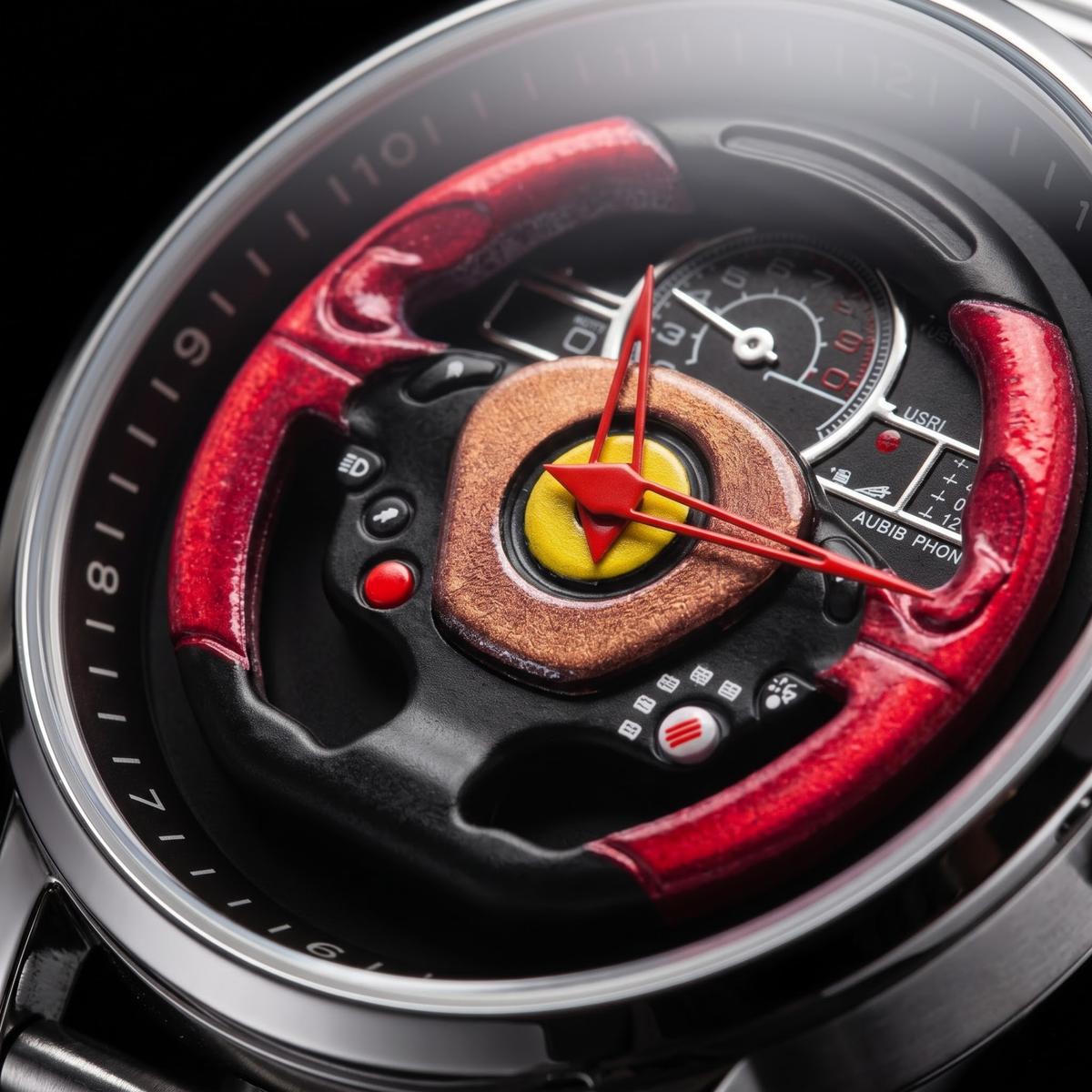 Enzo Red With Silver