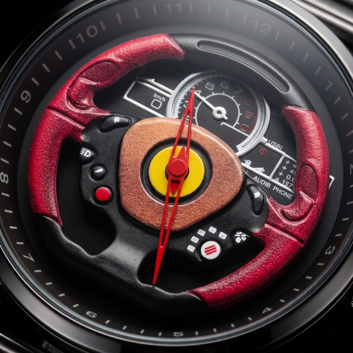 Enzo Red With Black