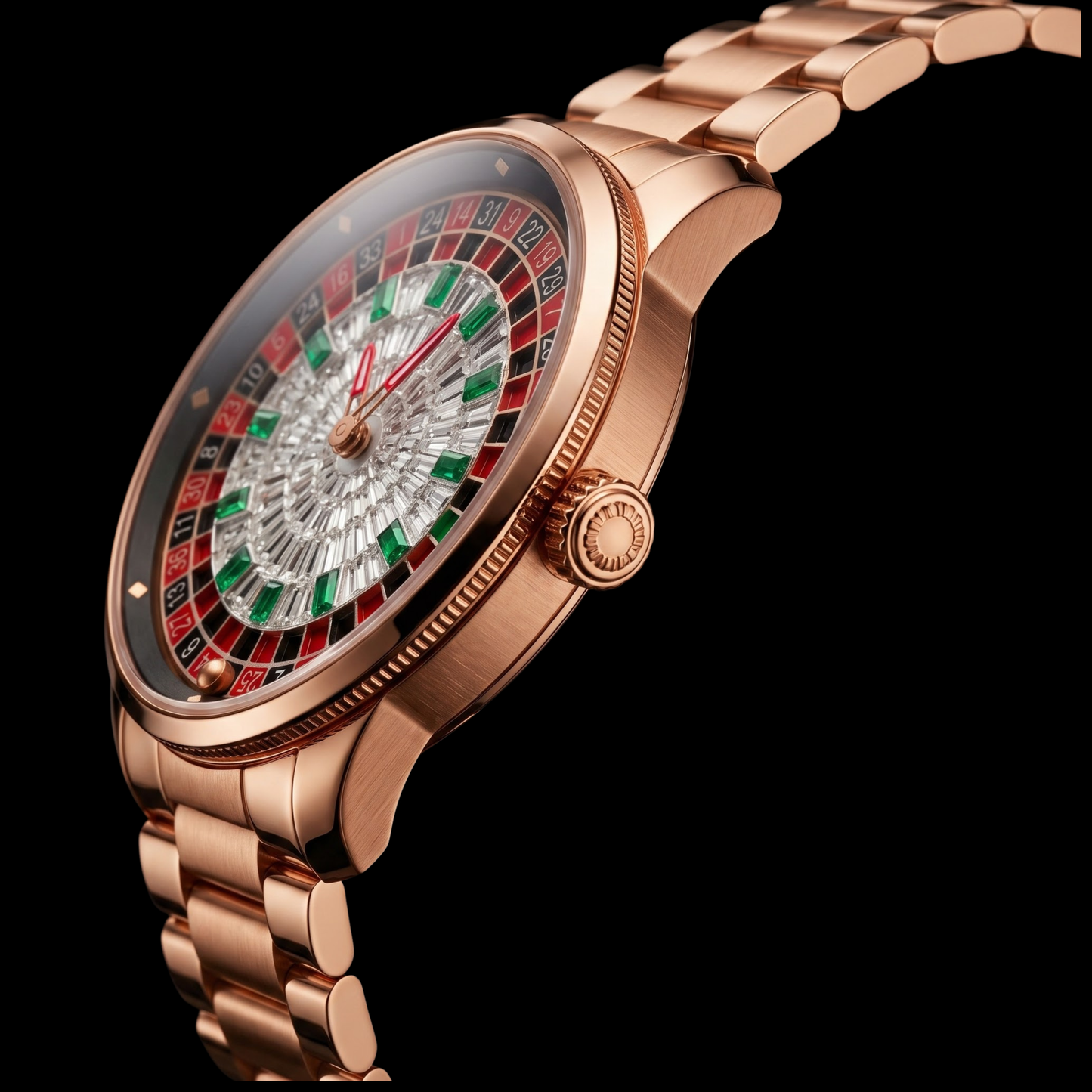 Casino Metal Diamond Rose Gold