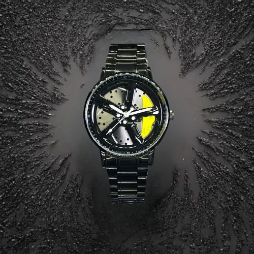 AUDI R8 with yellow brakes calibrators | Gyro Watch