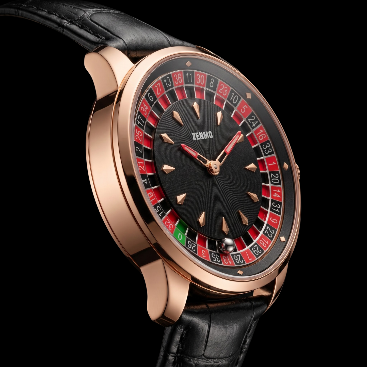 Casino Rose Gold With Black S