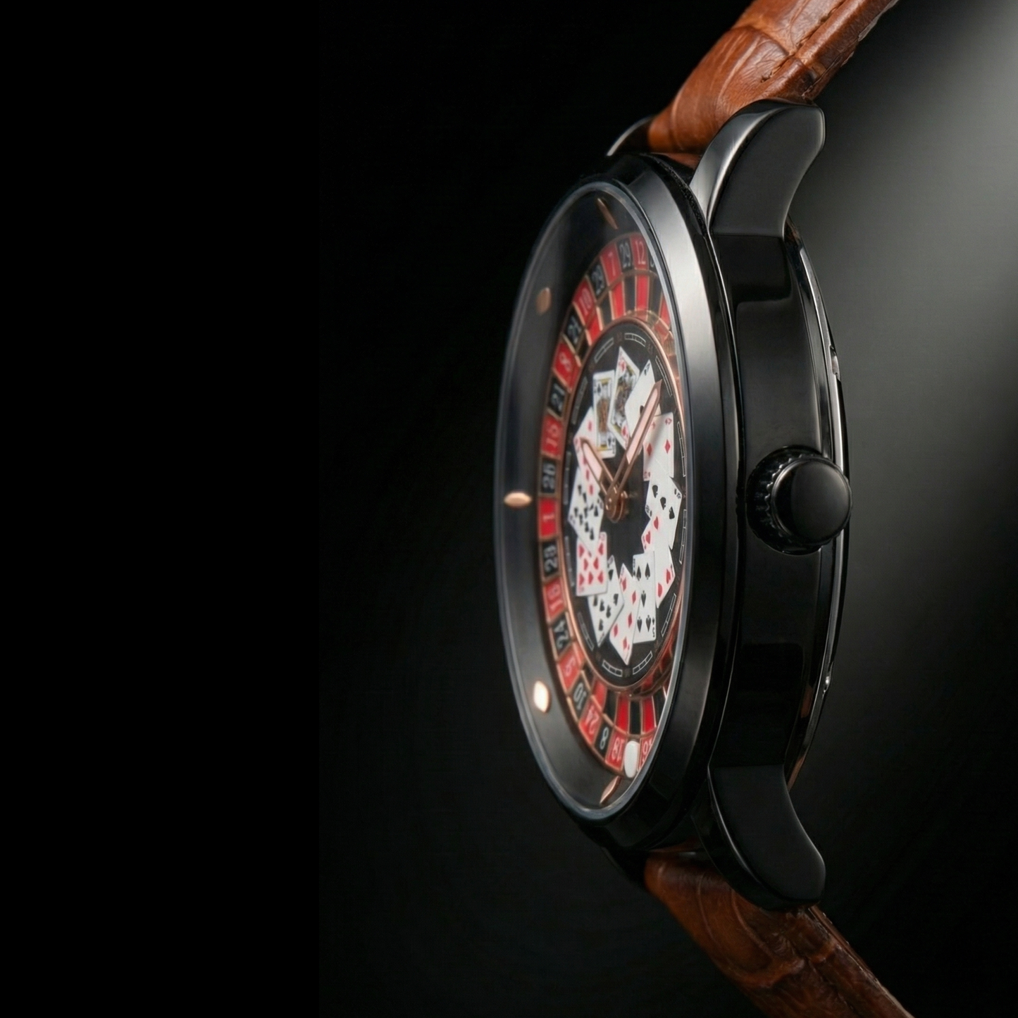 Casino v2 Poker Black Brown S