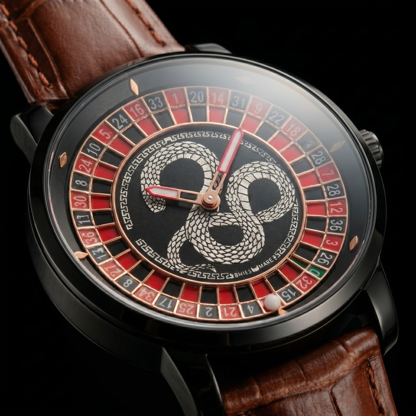 Casino Snake Black Brown S