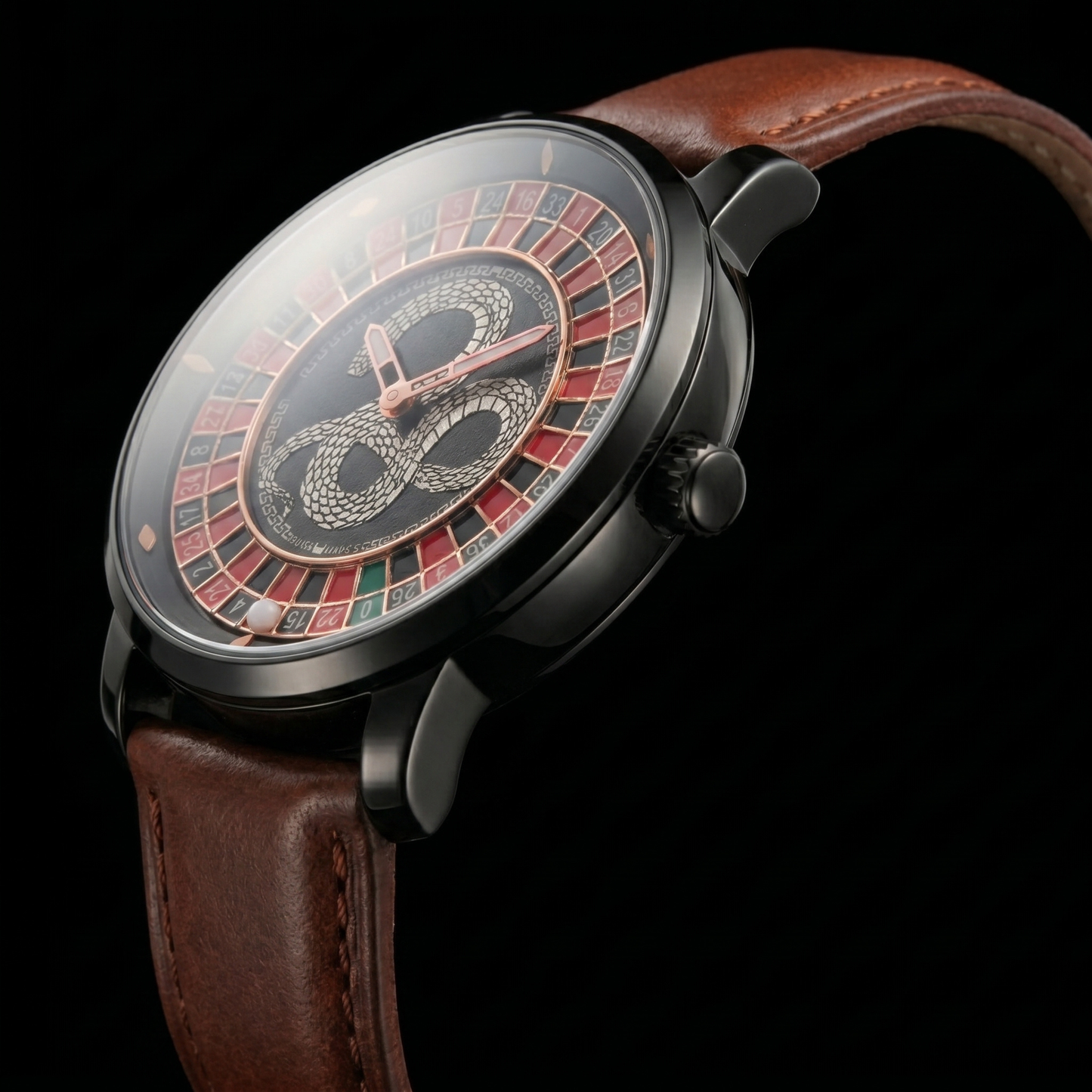 Casino Snake Black Brown S
