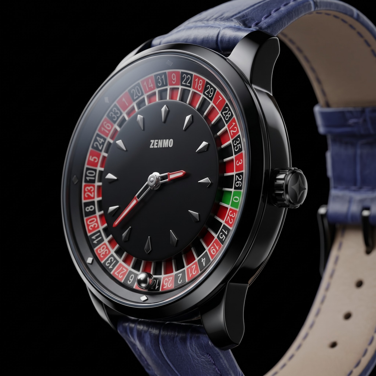 Casino Black With Blue S