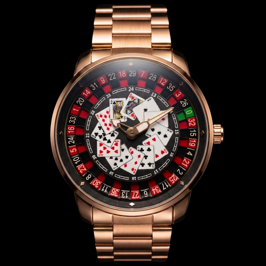 Casino Metal Poker Rose Gold