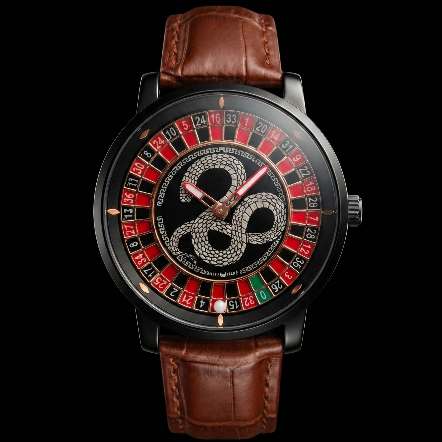 Casino Snake Black Brown S