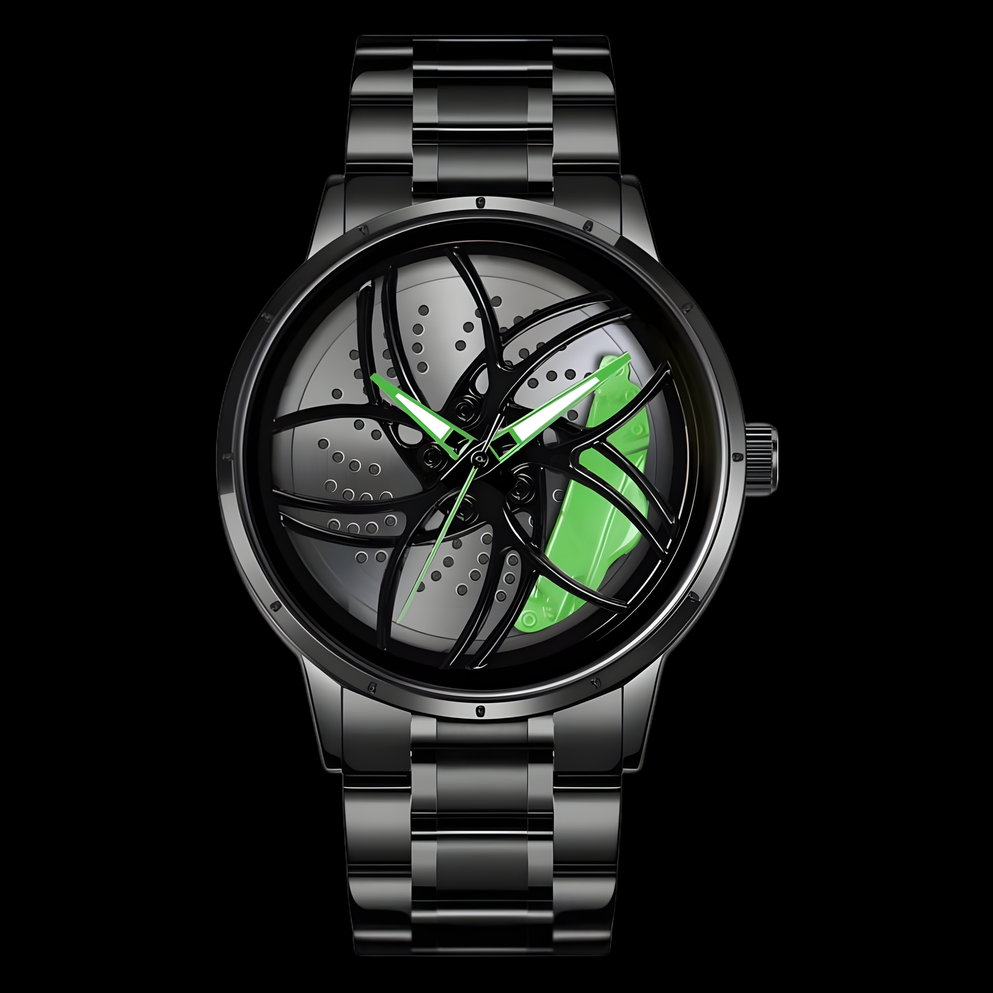 PORSCHE 718 with GREEN brakes calibrators | Gyro Watch