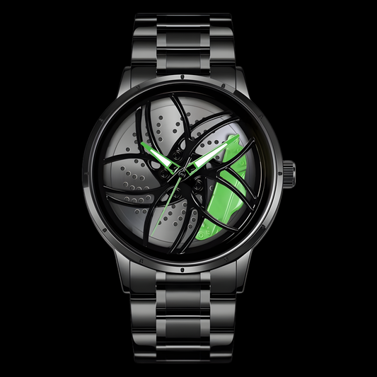 PORSCHE 718 with GREEN brakes calibrators | Gyro Watch