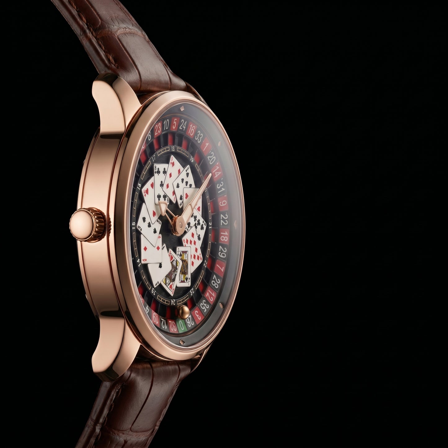 Casino V2 Poker Rose Gold Brown S