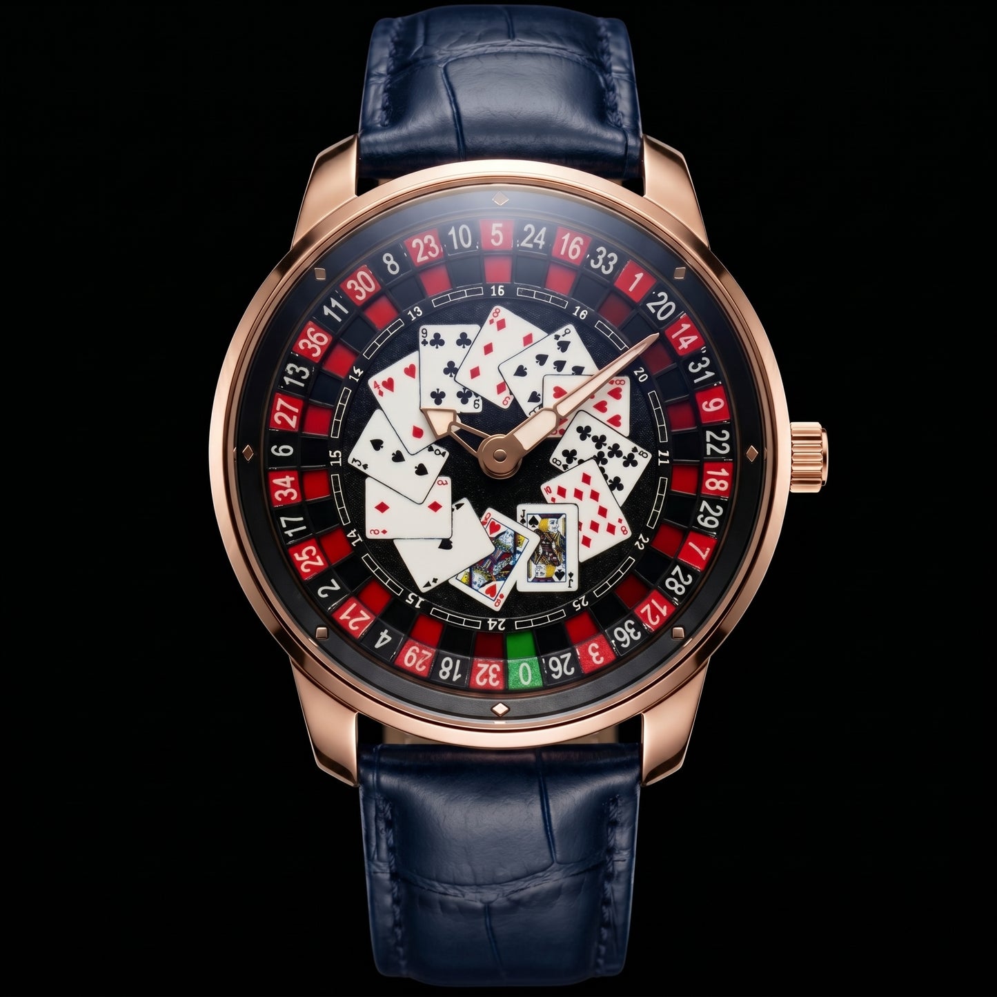 Casino V2 Poker Rose Gold Blue S