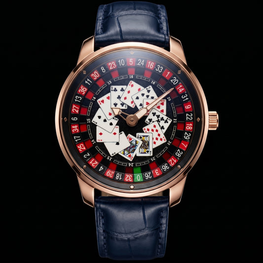 Casino V2 Poker Rose Gold Blue S