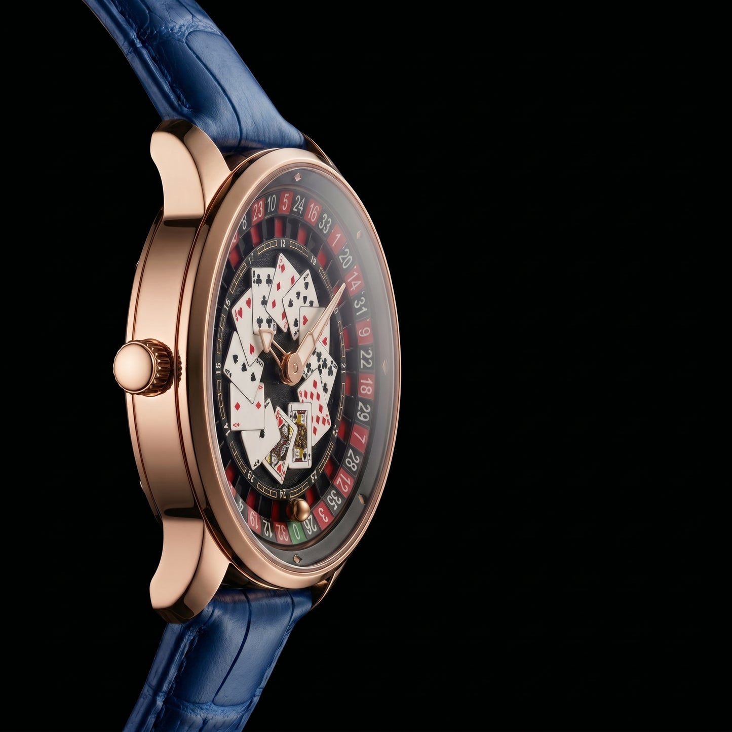Casino V2 Poker Rose Gold Blue S